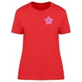 thumbnail image 1 of Upperside Pink Starfish T-Shirt Women -Image by Shutterstock, Female XX-Large, 1 of 2