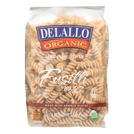 FUSILLI NO. 27, 100% WHOLE WHEAT PASTA