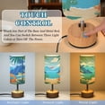 thumbnail image 3 of Touch Control Table Lamp with LED Bulb Bedside Lamp for Bedroom Living Room Two Dinosaurs, 3 of 8