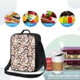 thumbnail image 4 of Fotbe Brown Sloth Lonchera Bolsa de Almuerzo para Hombres y Mujeres, Lonchera de Gran Capacidad, Bolsa de Almuerzo Reutilizable, Bolsa Térmica Aislante, 4 of 7