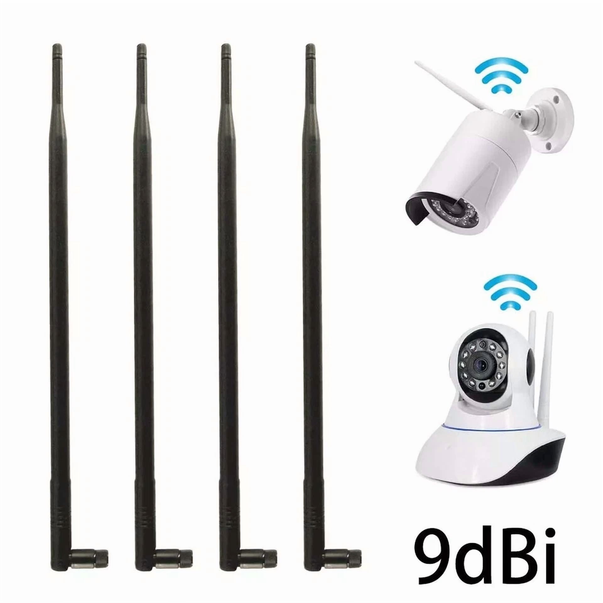 CRESTIN- 4X Universal 9Db2.4G/5G Straight Pole Wireless Wifi Router Dual-Band Folding