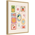 thumbnail image 4 of Kate and Laurel Framed Canvas Wall Art Print Storytelling Shores by Aislinn Simmonds Duchess Plum, 18 x 24 Sylvie Bright Gold Frame, Whimsical, Still Life Art for Wall Decor, 4 of 8