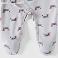 thumbnail image 5 of CAUYDY Baby Boys Clothing Preemie Romper 3-6M 9-12M 18-24M Newborn Long Sleeved Sleepers Fall Winter Infant Boy Soft Pajamas Toddler Bodysuit Grey for Sizes 3-6 Months, 5 of 6