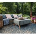 thumbnail image 2 of SAFAVIEH Courtyard Orpa Abstract Indoor/Outdoor Area Rug, Navy/Grey, 5'3" x 7'7", 2 of 6