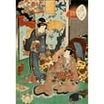 thumbnail image 3 of Utagawa Kunisada II 18x24 Black Modern Framed Museum Art Print Titled - Hanachirusato (1859), 3 of 5