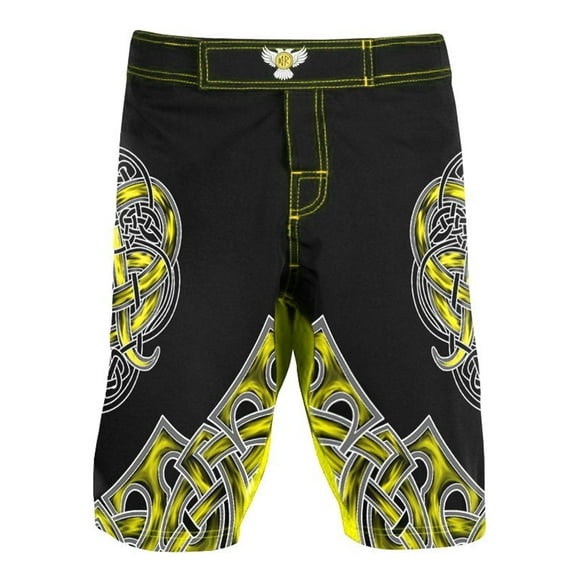 Raven Fightwear Men's Nordic 2.0 MMA Shorts BJJ Yellow