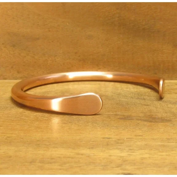 Pure Solid Copper Cuff Bracelet For Women and Men Arthritis Copper Bangle