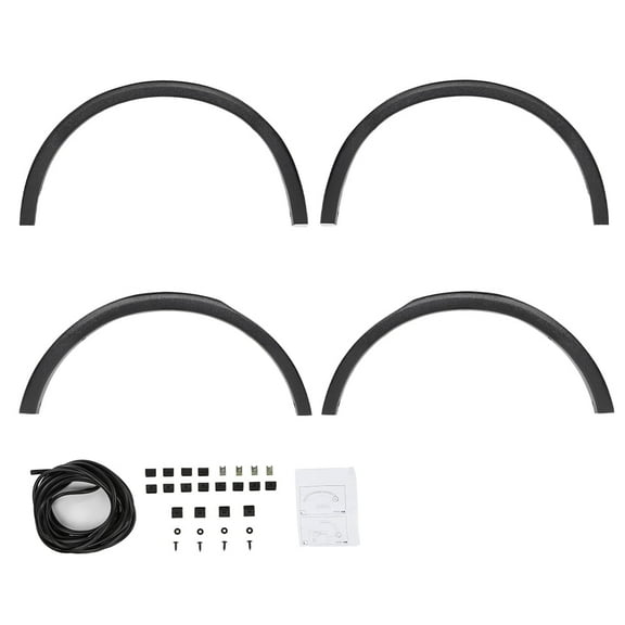 4Pcs Fender Flares Wheel Arch Molding Kit Black Fit For 2015-2019 Subaru Outback E201SAL000