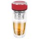 thumbnail image 4 of Botella de té de agua deportiva para coche al aire libre de doble vidrio portátil de acero inoxidable de 350ML (rojo), 4 of 8