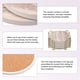 thumbnail image 4 of Bebida Portavasos con Soporte, 6uds 4 - Corcho Base Posavasos para Bebidas, Arenisca Estilo para Tipos de Tazas, Hogar Decoración, Madera Mesa (Marrón), 4 of 6