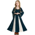 thumbnail image 2 of FDDMis Long Sleeve Red Dress Black Elegant Dress Girls Christmas Outfits Thanksgiving Outfits for Girls Cute Clothes Baby Gifts 6 Months Girls Size 7, Navy 14-16 Years, 2 of 5
