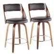 thumbnail image 1 of Cecina Mid-Century Modern Counter Stool by LumiSource, 1 of 8