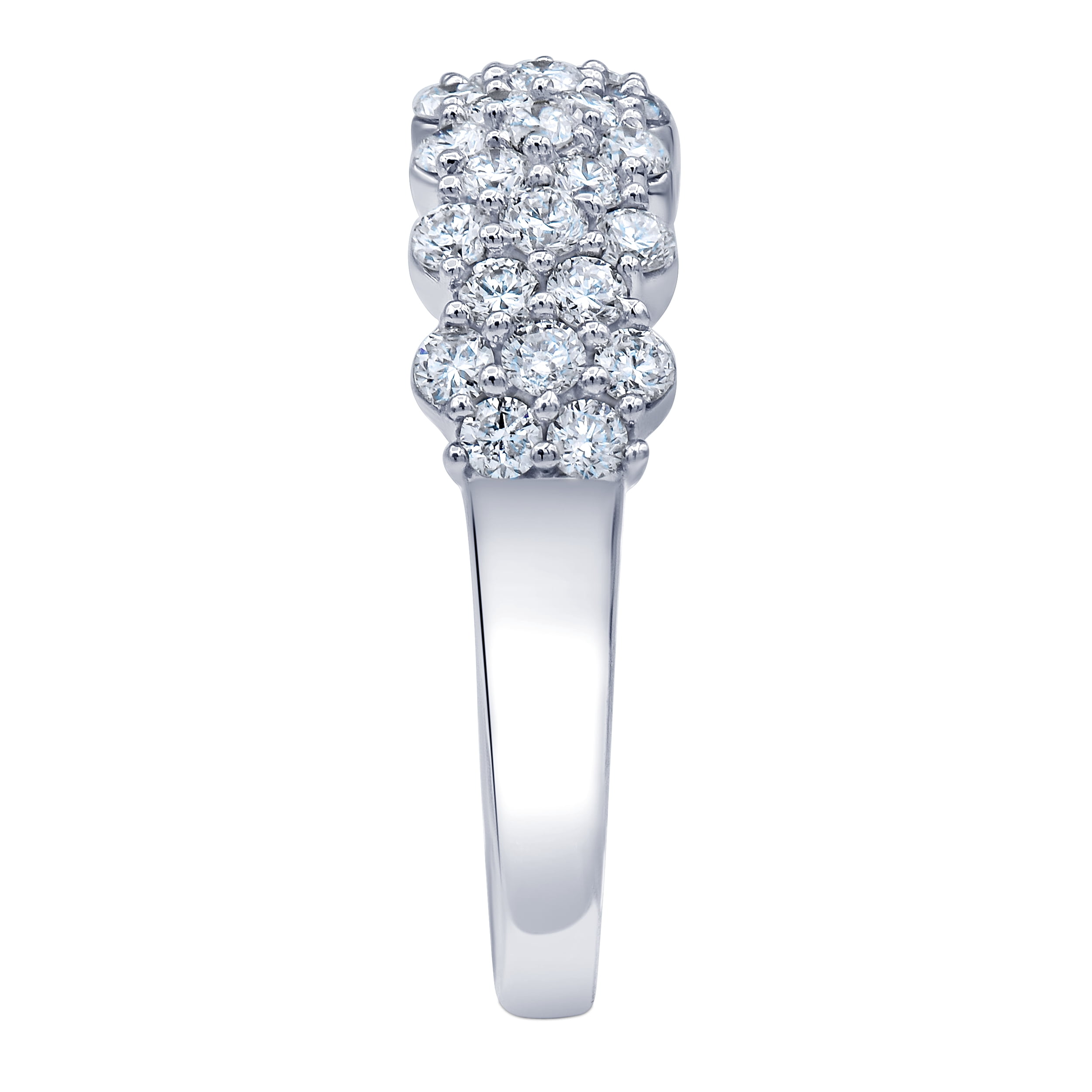 Arista 1 Carat T.W Lab Grown Diamond Classic Women's Anniversary Ring in Sterling Silver (I, SI)