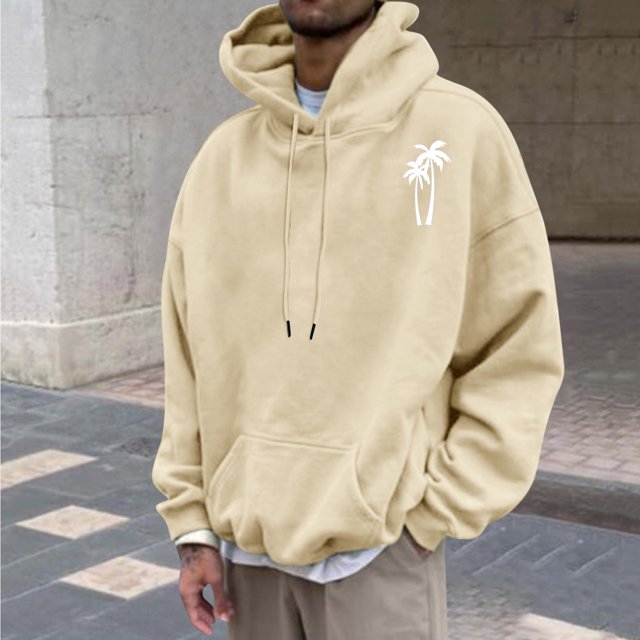 Sudadera con capucha para hombre, sudadera con capucha con letras estampadas, jersey de manga larga, sudadera con capucha para hombre, abrigo de poliéster