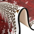 thumbnail image 6 of Dreamtimes Christmas Tree Red Hallway Runner Rug 2'x6' Kitchen Rug with Rubber Backing Winter Snowflake Xmas Non Slip Entryway Rug Runner Washable Soft Area Rug for Hallway Bedroom Kitchen Decor, 6 of 6