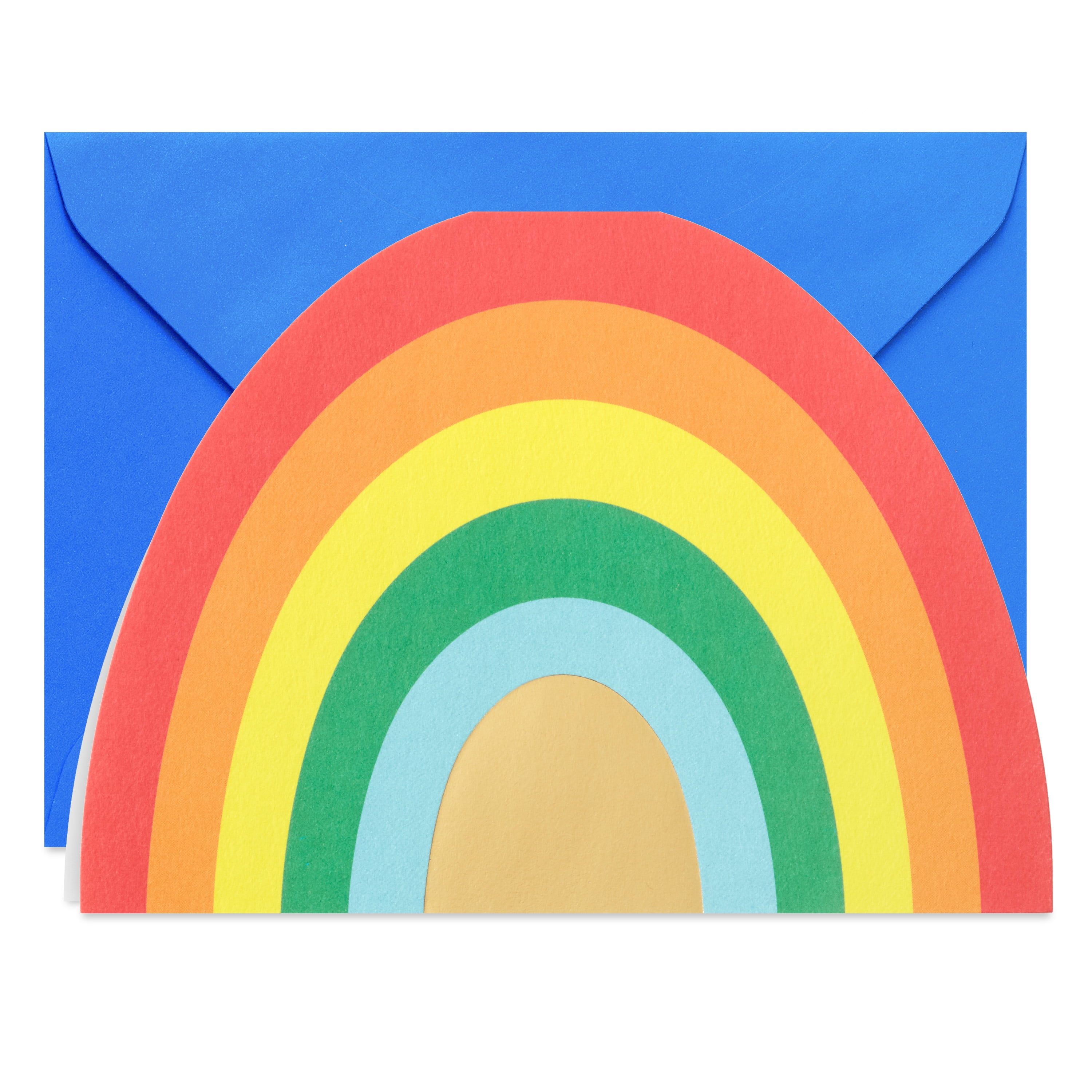 Hallmark Blank Note Cards, Die-Cut Rainbow, 15 ct.