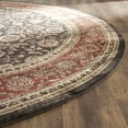 thumbnail image 3 of SAFAVIEH Vintage Roseann Traditional Area Rug, Black/Rust, 6'7" x 6'7" Round, 3 of 6