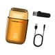thumbnail image 2 of Mini afeitadora eléctrica para hombres, depilación facial para el hogar, al aire libre, regalos para papá, 2 of 9