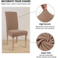 thumbnail image 4 of Stretch Dining Chair Covers, Soft Spandex Parsons Chair Slipcovers Furniture Protector Cover for Dining Room Kitchen Home Hotel Set, 4 of 6
