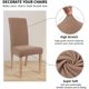 thumbnail image 4 of Fundas elásticas para sillas de comedor, fundas protectoras para muebles de Spandex suave Parsons para comedor, cocina, hogar, Hotel Adepaton WMZL-285-3, 4 of 6