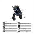 thumbnail image 4 of S-100 Electric Bike LCD Display Dashboard SM5+2PIN+20A 36V/48V Sine Wave Controller for Mountain Bike Modification Kit,1 * LCD Display(SM5+2PIN) 1 * Controller,Black Meter, 4 of 8