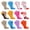 Zippy Flaxen, variant on Female Multicolor Fashion Ankle Socks - 12 Pack