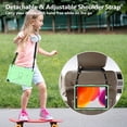 thumbnail image 3 of for iPad Mini 7th Gen 8.3" 2024 Kids Case with 3D Butterfly Stand & Pencil Holder, Tablet Case with Adjustable Shoulder Strap, Shockproof Protective Cover for iPad Mini 6th Gen 8.3" 2021, Green, 3 of 7