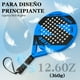 thumbnail image 5 of Raqueta de Pádel con Funda de Pádel Profesional con Superficie de Fibra de Carbono y Núcleo de Espuma Flexible de Memoria EVA para Principiantes con Cubierta, 5 of 8