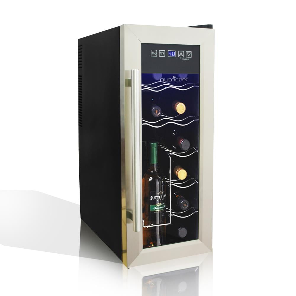 NutriChef PKTEWC12 - Electric Wine Cooler - Wine Chilling ...