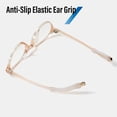 thumbnail image 5 of RUseeN Silicone Eyewear Retainer Eyeglass Temple Tip for Kids and Adults Anti Slip Holder for Glasses Piece Ear Hook, ,Glasses Grips, Clear, 10 Pairs, 5 of 7