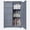 11''D x 23''W x 33.00''H Gray, variant on 33'' Small Kitchen Pantry Storage Cabinet with 4 Drawers 3 Shelves and 1 Door, Noelse Wooden Bathroom Storage Cabinet for Kitchen Dining Room