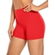 thumbnail image 1 of Shorts CRZ YOGA Sensación Desnuda Cintura Alta 10 cm Rojo L, 1 of 3