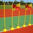 thumbnail image 2 of serony Football Porte Pole Outil d'Entraînement Signe Obstacle Marqueur Tige 2 Pièces Signe Pôle, 2 of 9