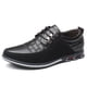 thumbnail image 2 of Four Seasons Zapatos Formales Cuero para Negocios Suela Suave para Hombres Modernos Versátiles Resistentes Al Desgaste Zapatos Casuales Cuero para Hombres Zapatos para Hombres (898# 46), 2 of 9