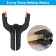 thumbnail image 3 of Unique Bargains 2 Inch Spring Clamps, 10 Pack Plastic Flexible Anti Slip Strong Clips, Black, 3 of 5