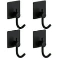 thumbnail image 1 of Rawiri Sticky Wall Hook Gancho de toalla de aluminio impermeable para colgar abrigos, sombreros, toallas, batas, etc., 1 of 5