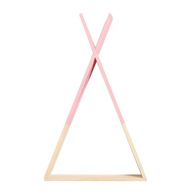 Estantería de Pared de para Bebé de , Estantería Triangular, Regalos para Niños rosado