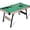 Green, variant on 54" Folding Pool Table, Portable Billiard Table Set with Locking Legs & Adjustable Feet, Mini Pool Game Table with Balls, Cue Sticks, Triangle, Chalk & Brush for Kids, Adults & Family Game Room Green