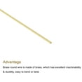 thumbnail image 3 of Unique Bargains 0.4mm x 400mm,Brass Round Wire,Assorted Half Hard Wire for Jewelry Making,10Pack, 3 of 5
