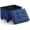 Navy Blue, variant on Ornavo Home Storage Ottoman Small Rectangle Ottoman with Legs, Foot Rest Stool Seat, Load up to 600 LB, for Living Room, Bedroom, Home Office, Dorm - 12 x 16 x 12, Navy Blue