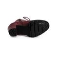 thumbnail image 5 of BLISSFUL STEP Women's Round Toe Block High Heel Lace up Platform Boots, 5 of 7