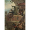 thumbnail image 3 of Eugène Siberdt 11x14 Black Modern Framed Museum Art Print Titled - Farewell to the Dear France, August 15, 1561 (1923), 3 of 5