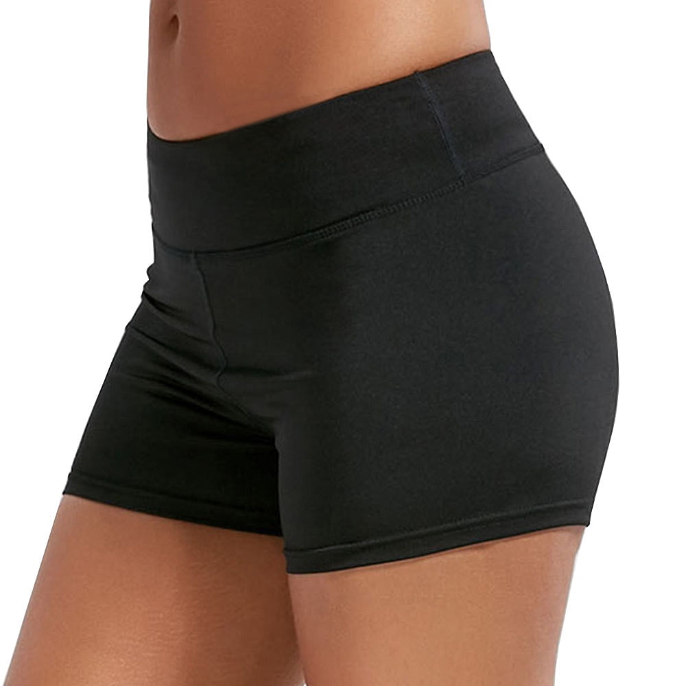 Womens High Waist Yoga Shorts Tummy Control Workout Running Yoga