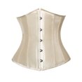 thumbnail image 1 of MISS MOLY Women's Lace Up Boned Corset Jacquard Brocade Waist Training Underbust Blue L, 1 of 4