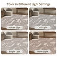 thumbnail image 7 of ODIKA 6'x9' Gray Beige Geometric Modern Design Washable Area Rug Intricate Abstract Pattern with Motifs Non-Slip, Easy Care, for Family Room, Living Mater Bedroom, 7 of 7
