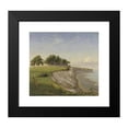 thumbnail image 2 of P. C. Skovgaard 16x15 Black Modern Framed Museum Art Print Titled - Hojup Church on the Cliffs of Stevns, Zealand (1841 - 1842), 2 of 5
