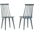 thumbnail image 6 of Duhome Dining Chairs Set of 2 Wood Dining Room Chair Spindle Chair for Kitchen, Windsor Chair Farmhouse Dining Chairs Gray, 6 of 7