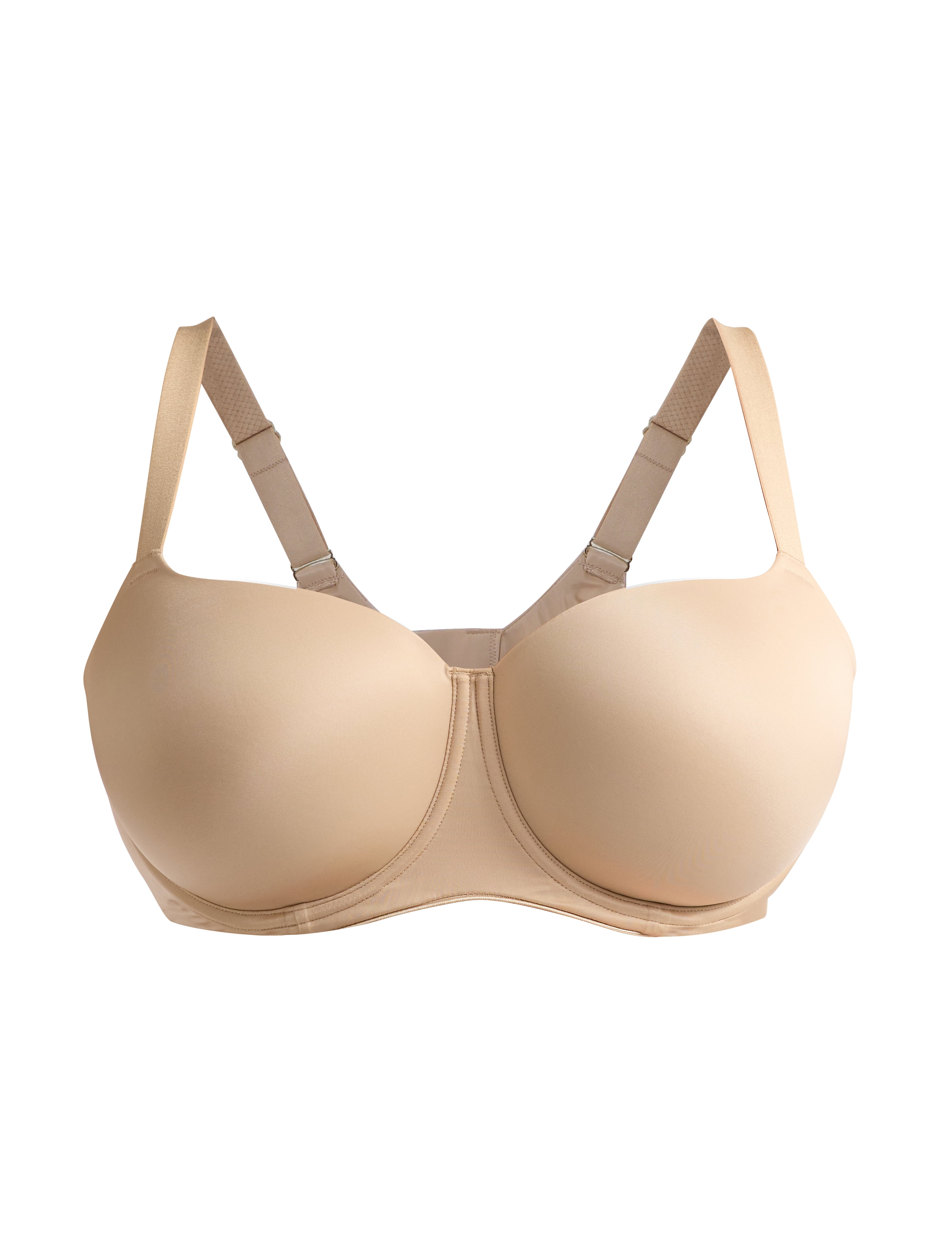 Joyspun Women's & Women's Plus Smooth Balconette Bra, Sizes 38DD-46DDD