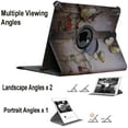thumbnail image 4 of JYtrend Case for iPad Pro M5 11" 2025 / Pro M4 11-Inch 2024, Rotating Stand Smart Cover for A3357 A3361 A3362 A2836 A2837 A3006 (Butterfly Flower), 4 of 5