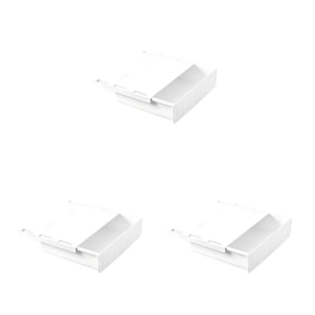 Cateissary Organizador versátil para debajo de la , gran capacidad de carga, cajón de escritorio autoadhesivo Invisible de gran tamaño Type1 NO1